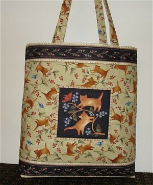 Quilted Tote Bag - Quilted Totes