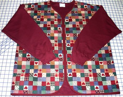 Sweatshirt to Quilted Jacket - Americana1